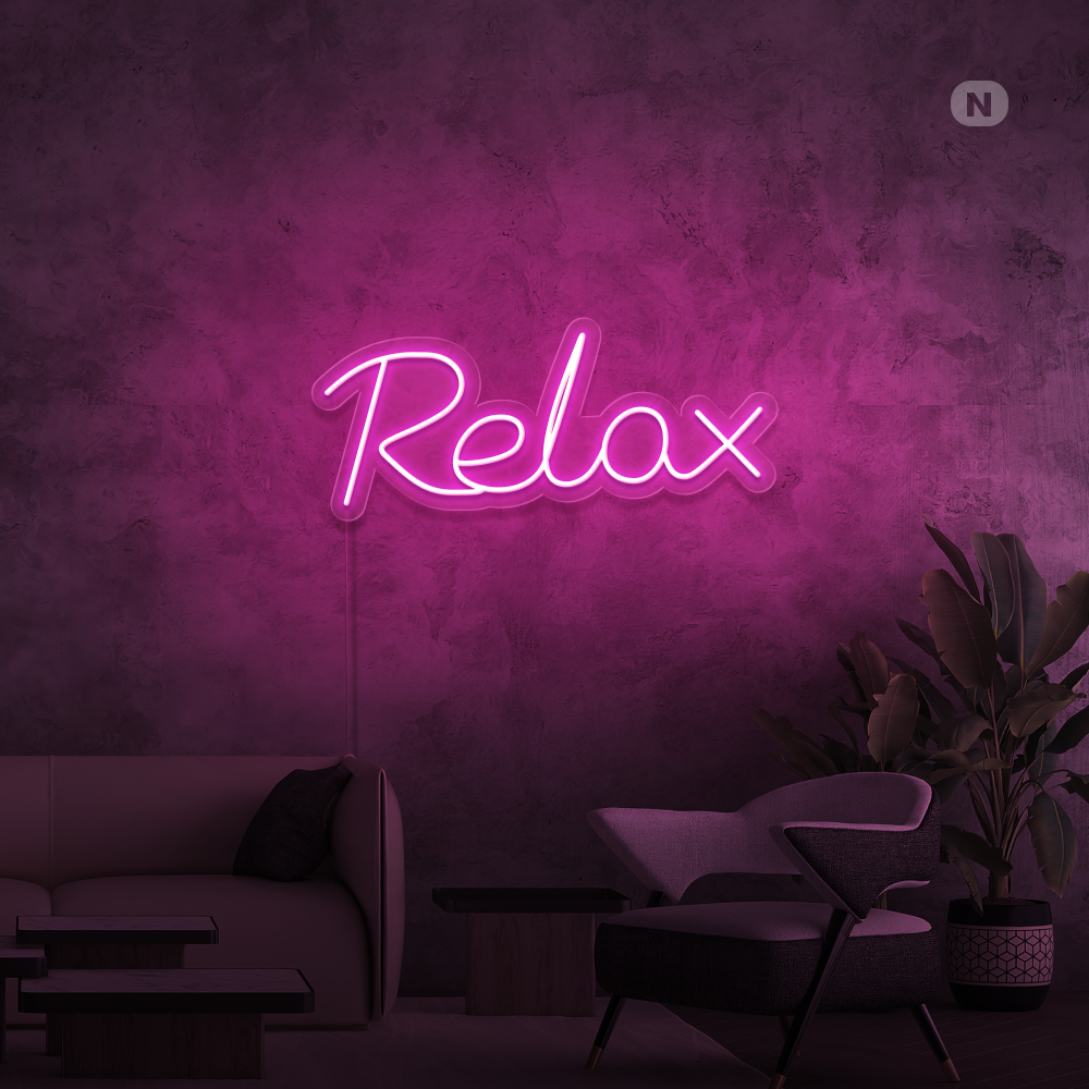 Neonskylt Relax