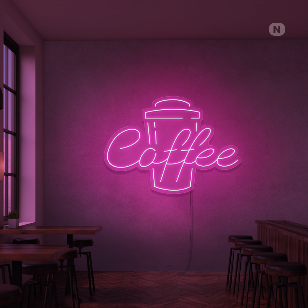 Neonskylt Coffee