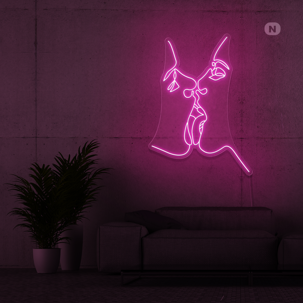 Neonskylt Dela kärleken