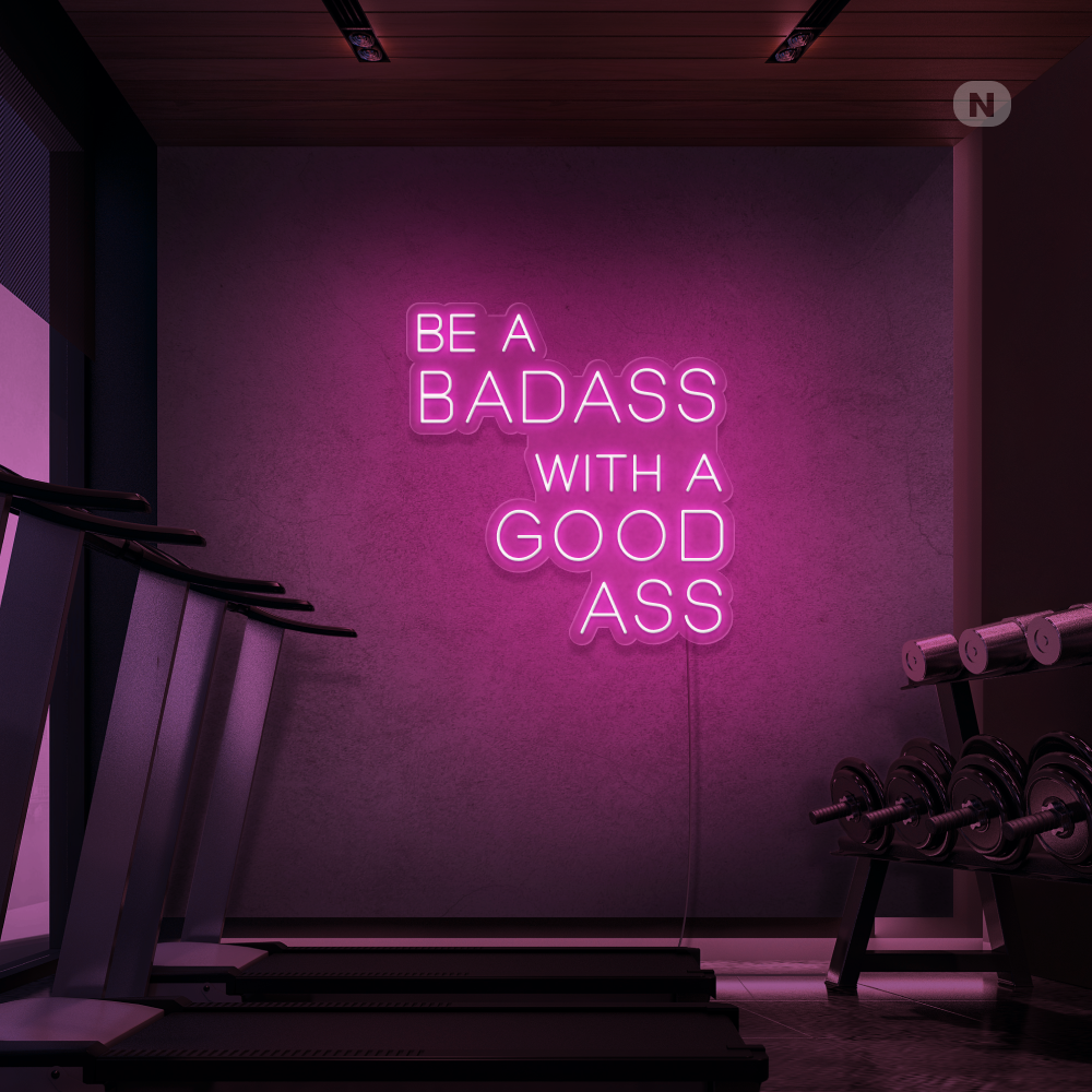 Neonskylt Gym Quote