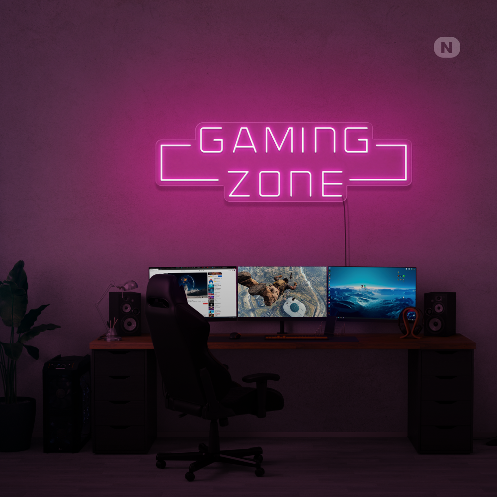 Neonskylt Gaming Zone