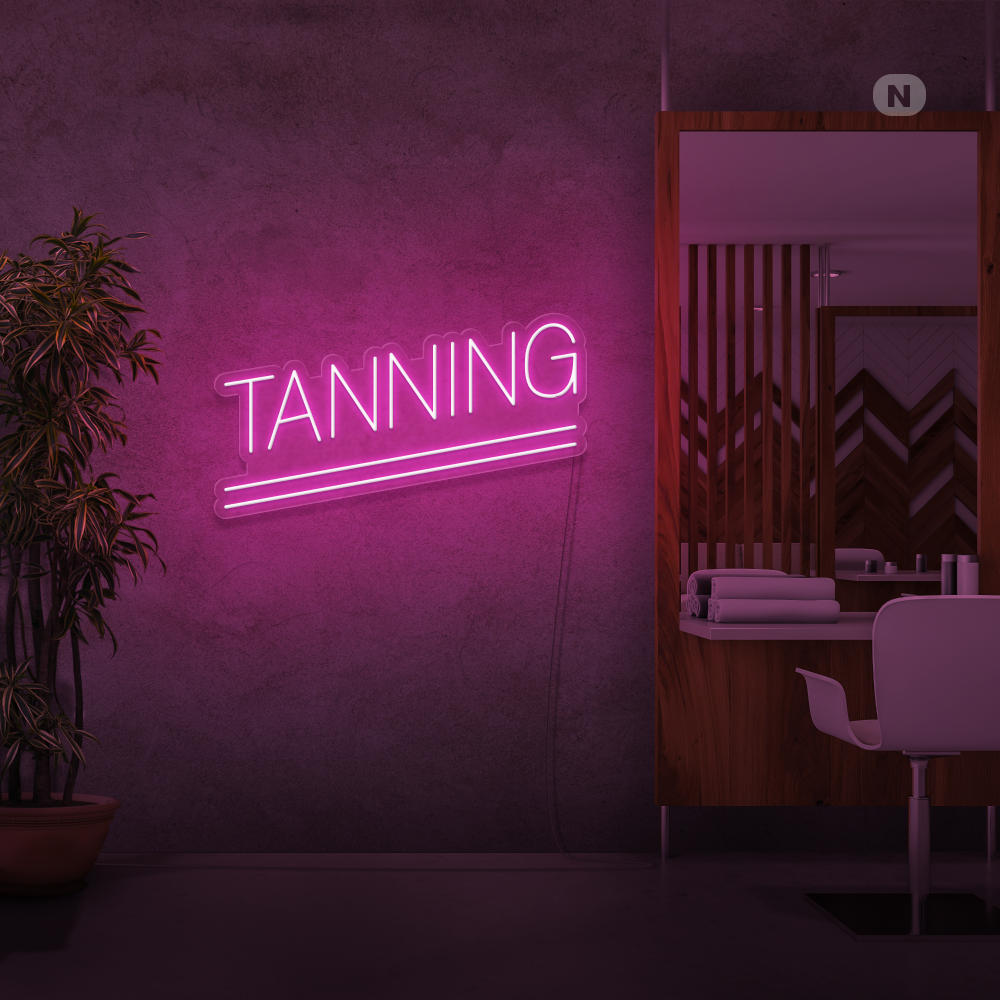 Neonskylt Tanning