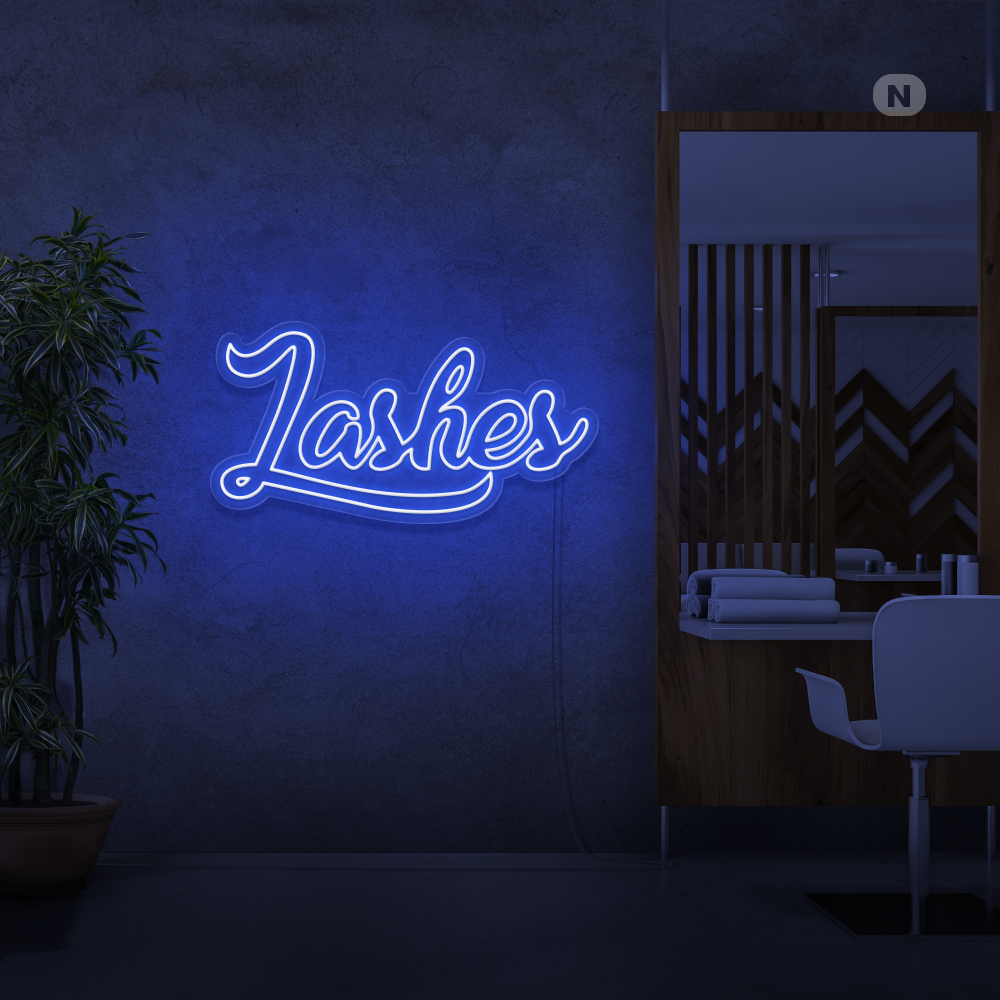 Neonskylt Lashes