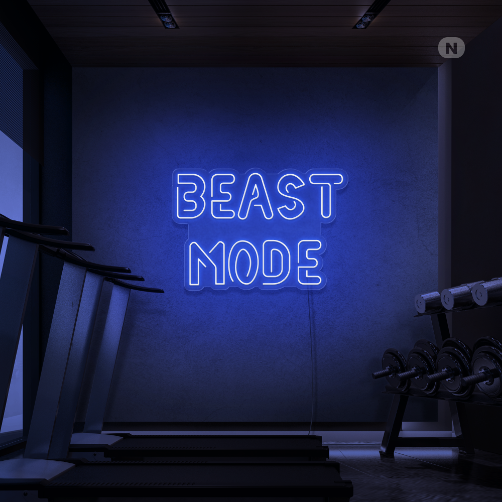Neonskylt Beast Mode