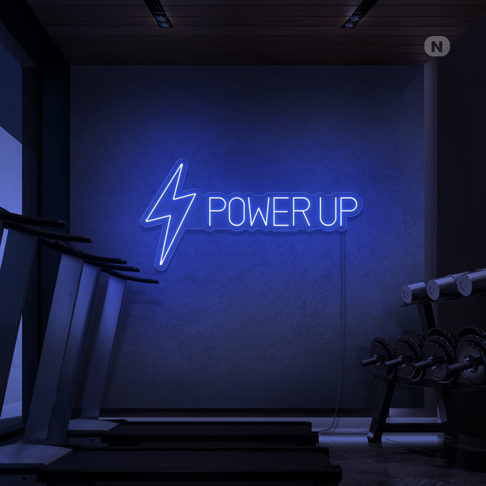 Neonskylt Power Up