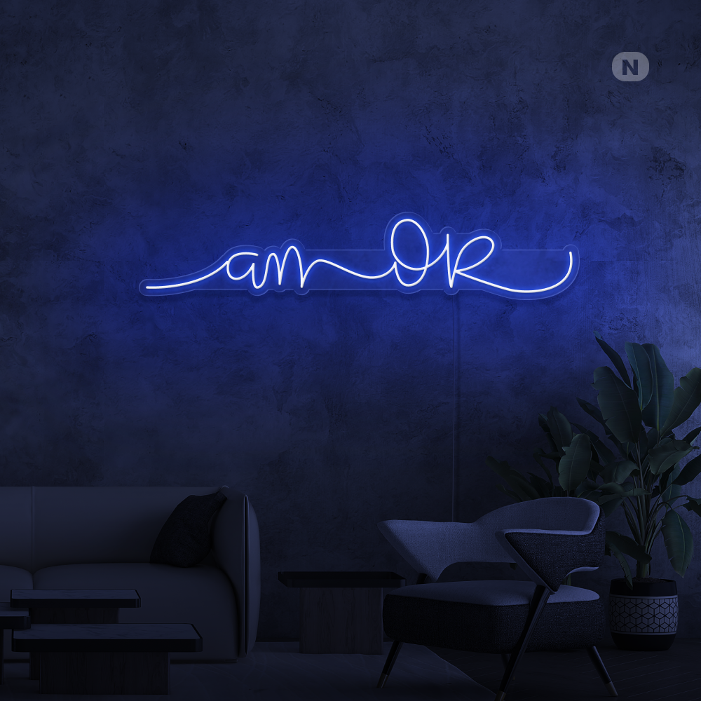Neonskylt Kärlek 2