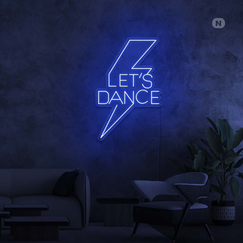Neonskylt Let's Dance