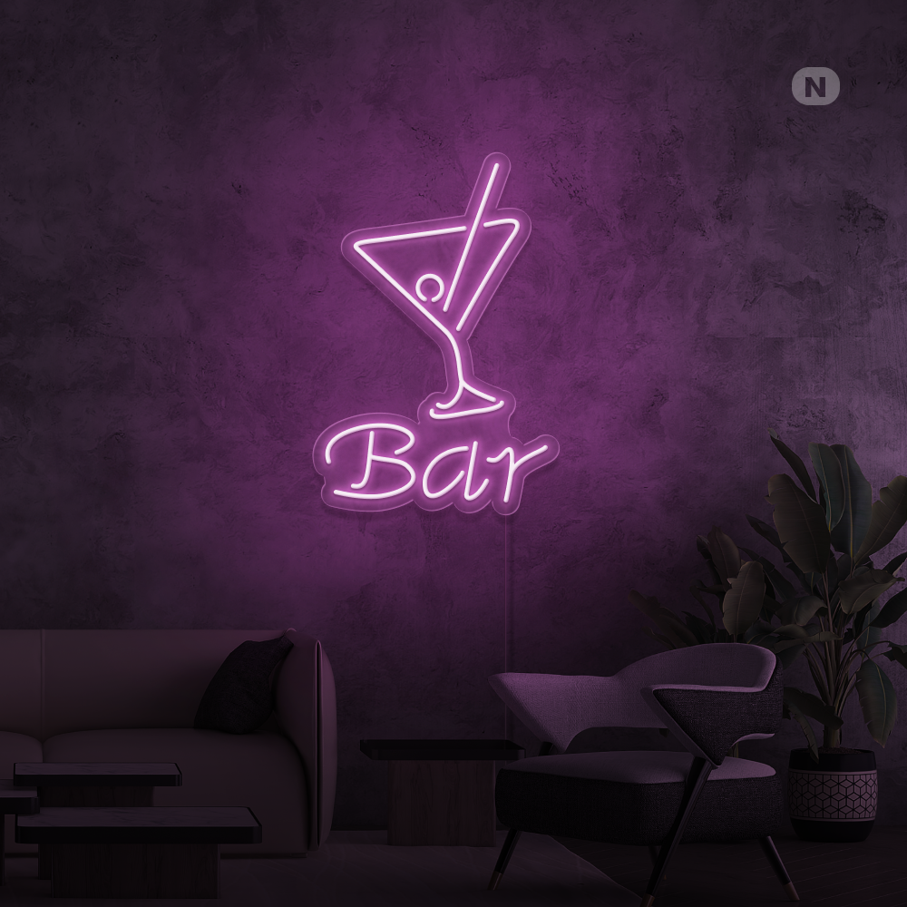 Neonskylt Cocktail Bar