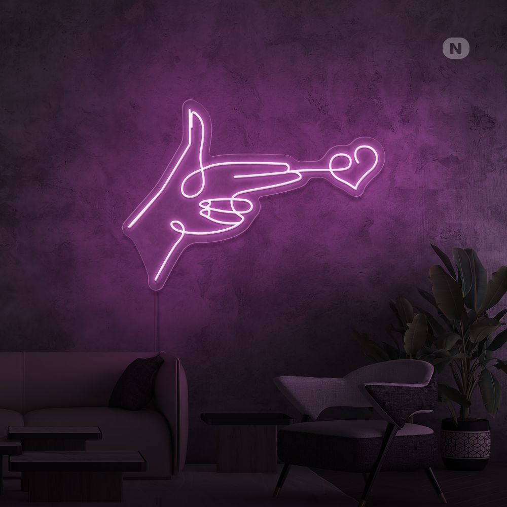 Neonskylt Lovestarget