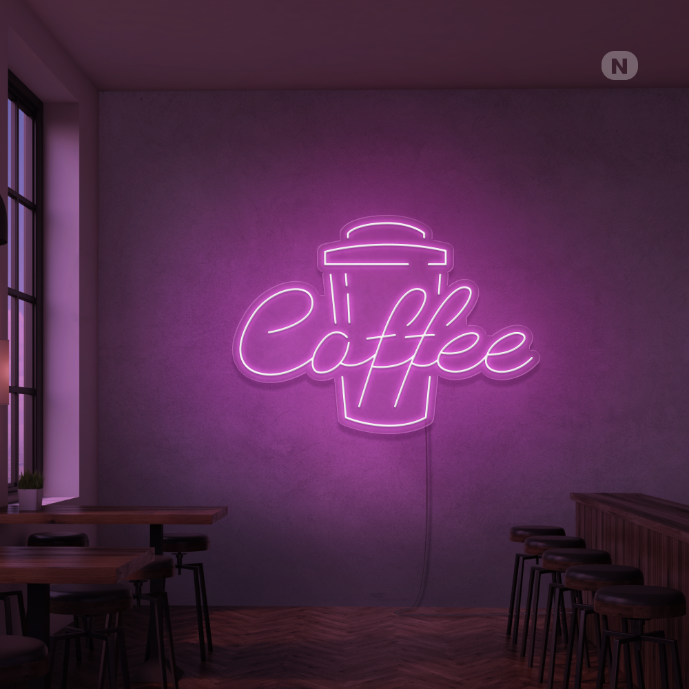 Neonskylt Coffee