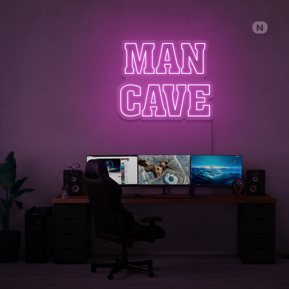 Neonskylt Man Cave