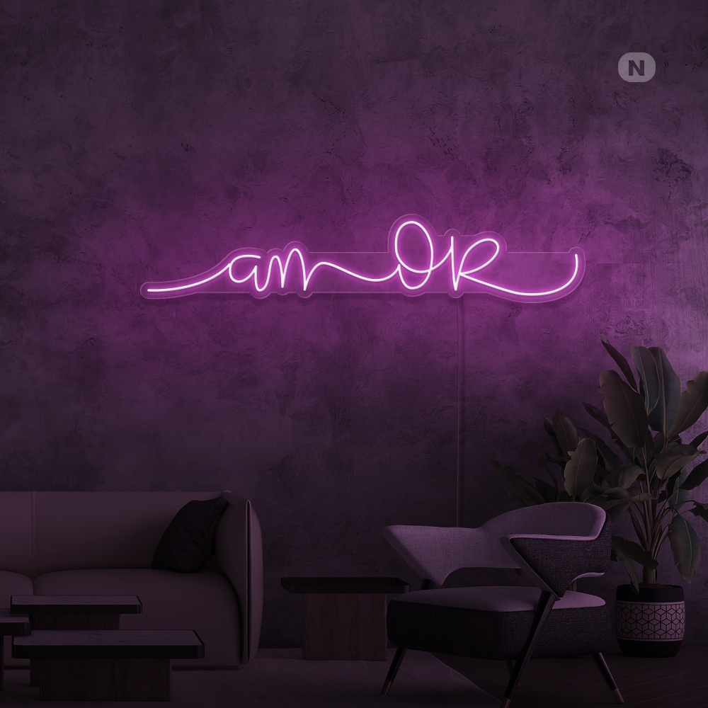 Neonskylt Kärlek 2