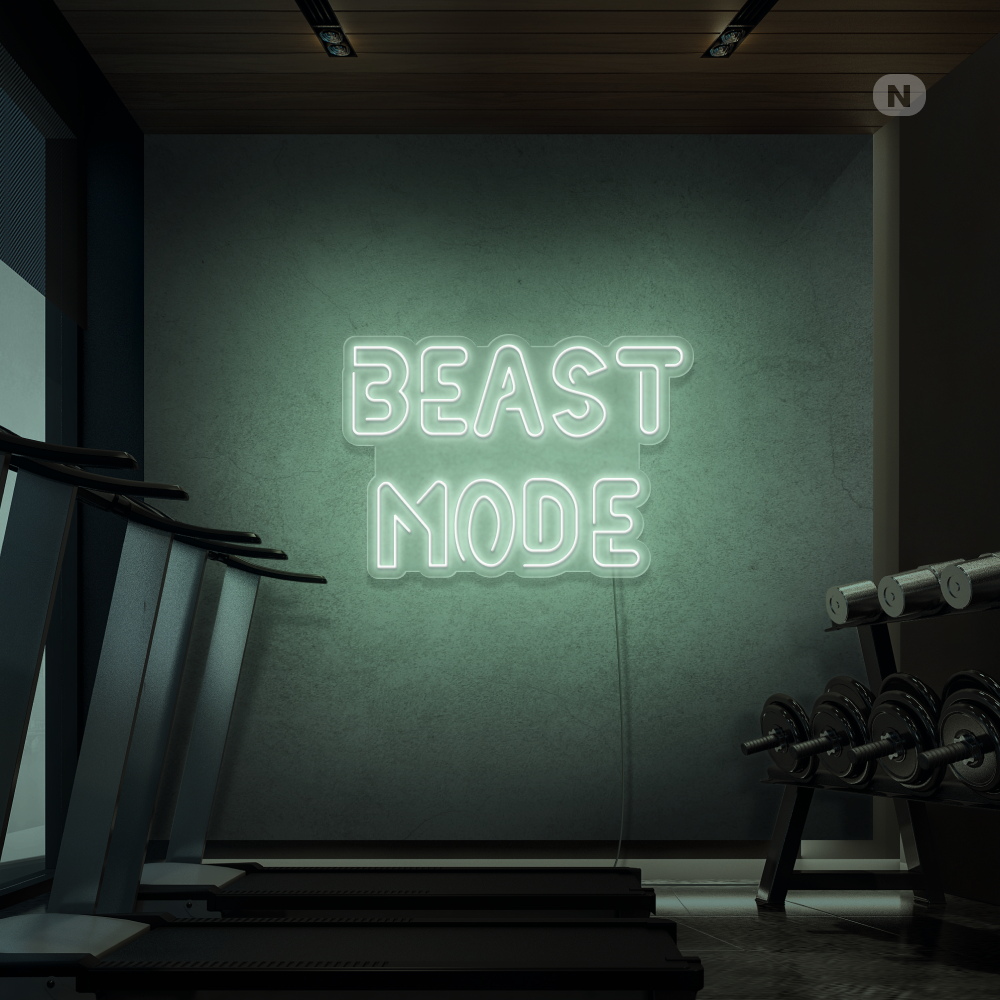Neonskylt Beast Mode