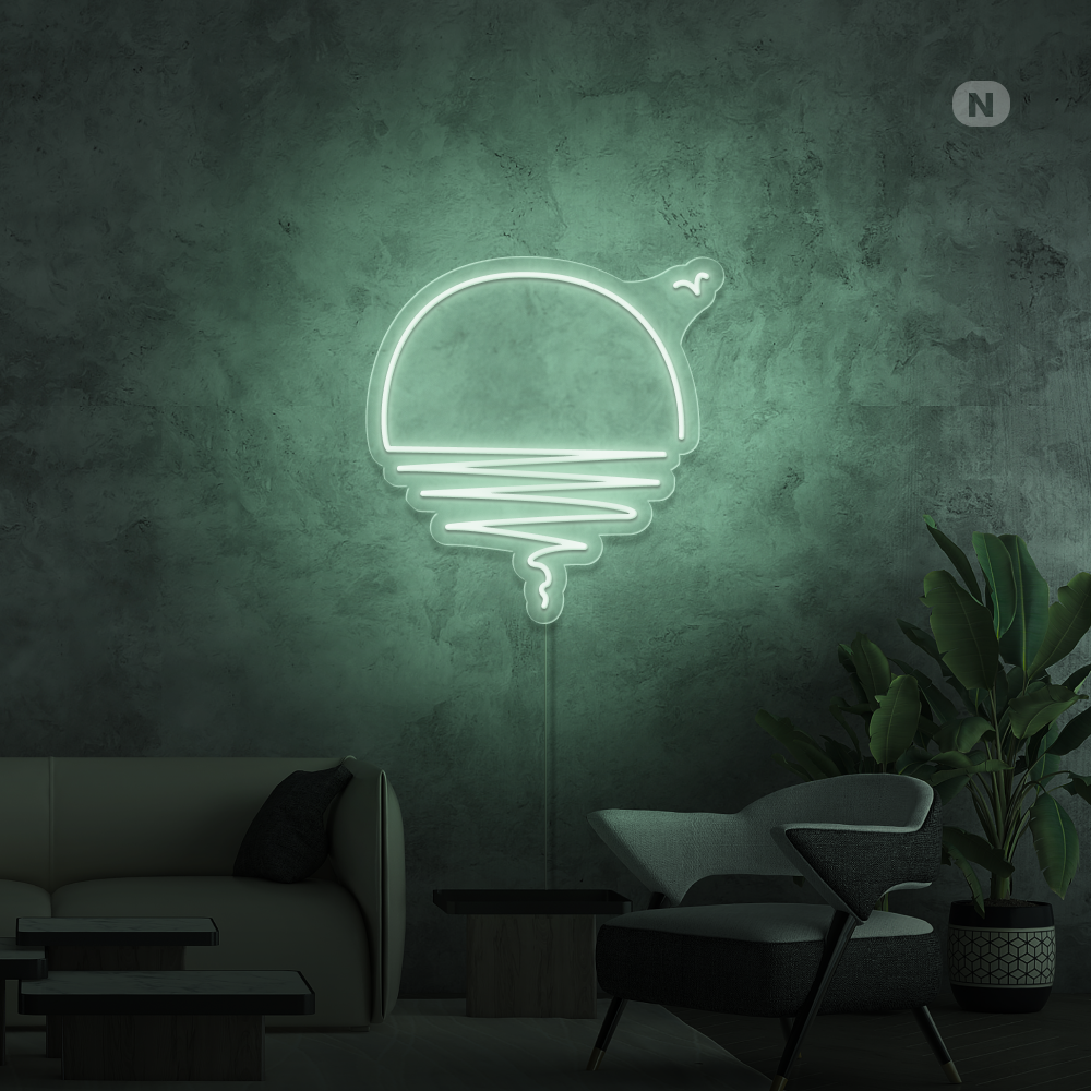 Neonskylt Solnedgång