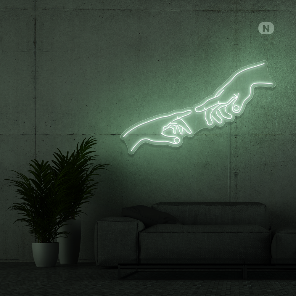 Neonskylt Anslutning