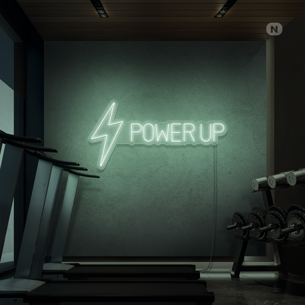 Neonskylt Power Up