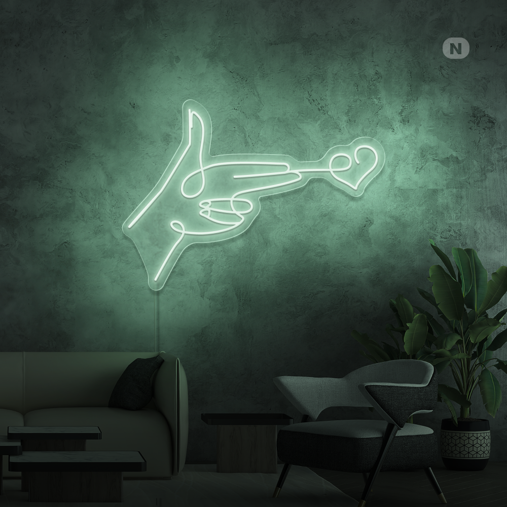 Neonskylt Lovestarget