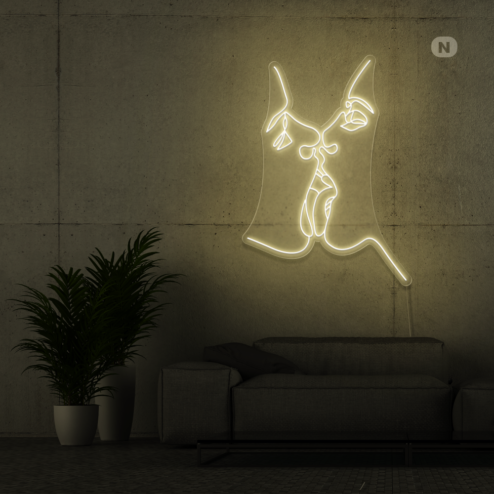 Neonskylt Dela kärleken