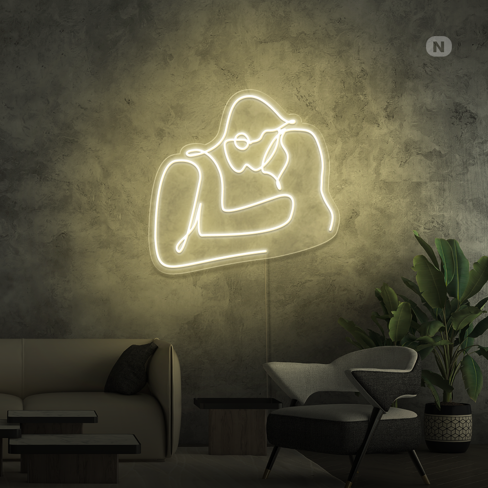 Neonskylt Kärlekspar