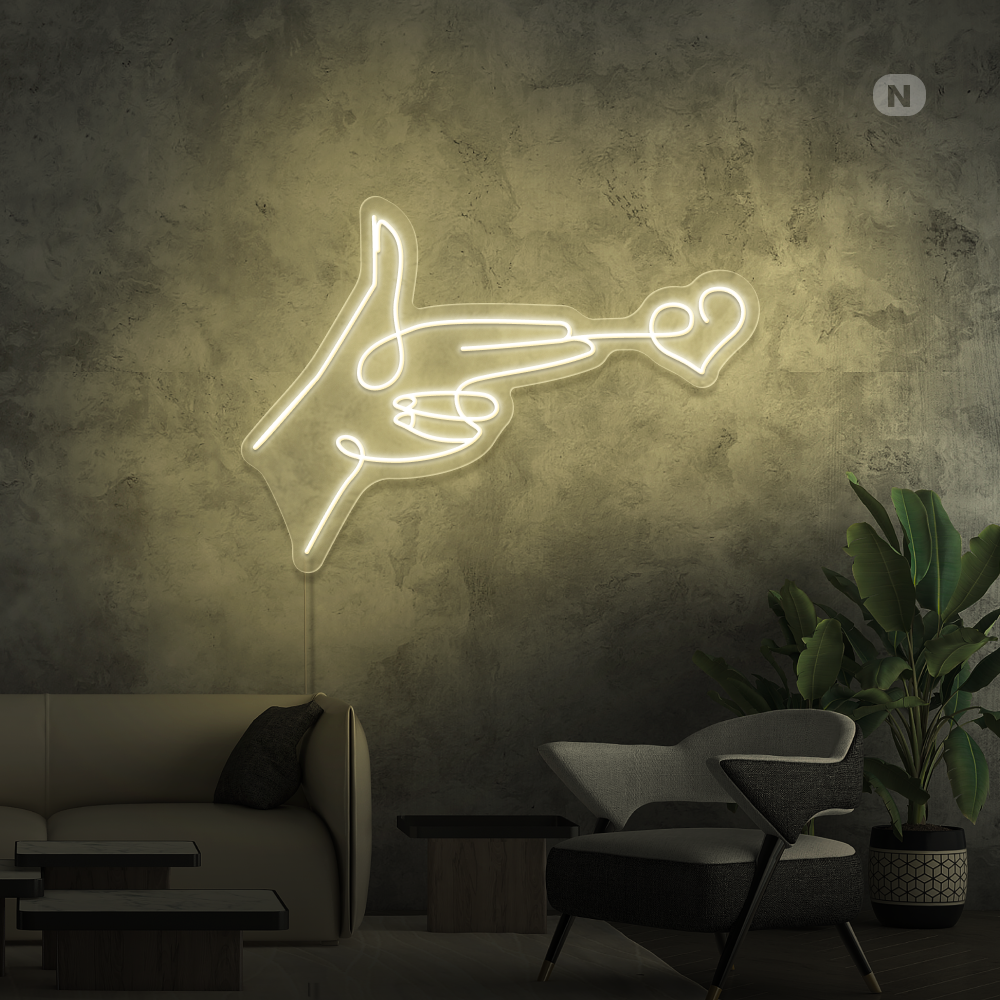 Neonskylt Lovestarget