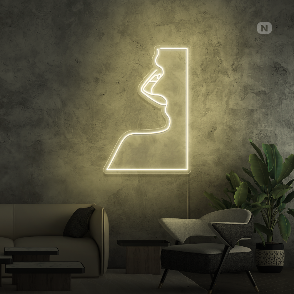 Neonskylt Förförelse