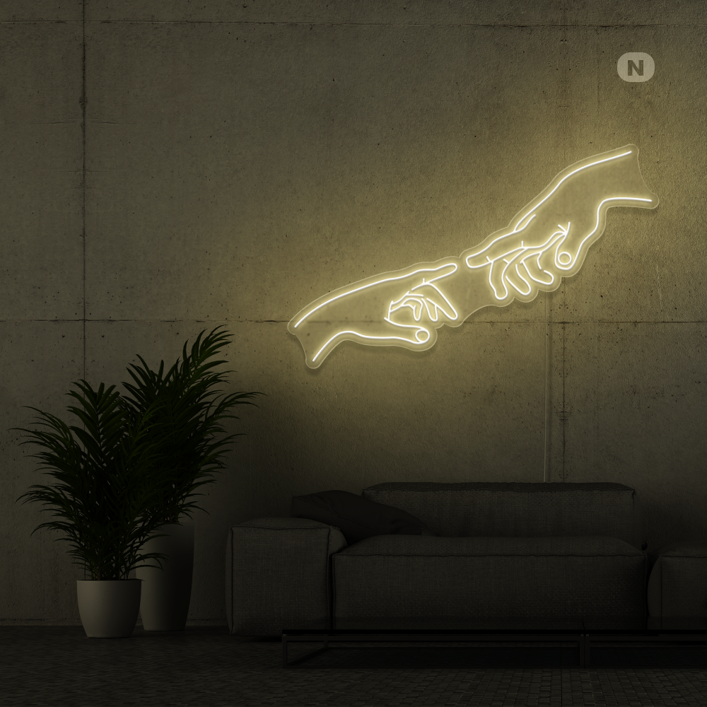 Neonskylt Anslutning