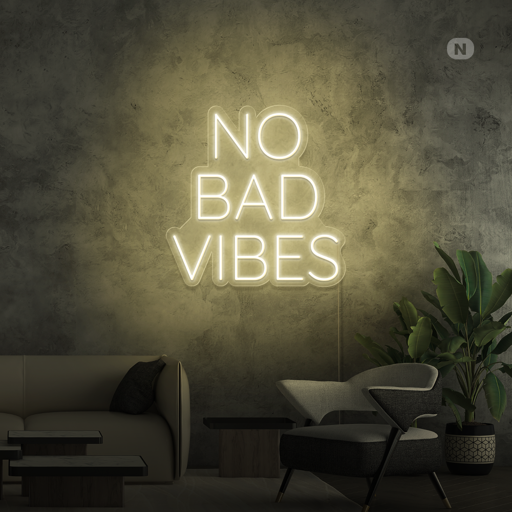 Neonskylt No Bad Vibes