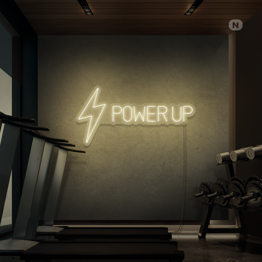 Neonskylt Power Up