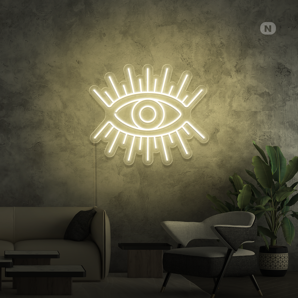 Neonskylt Konstnärligt öga