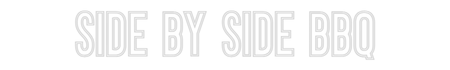 Anpassad neon: Side By Side ...