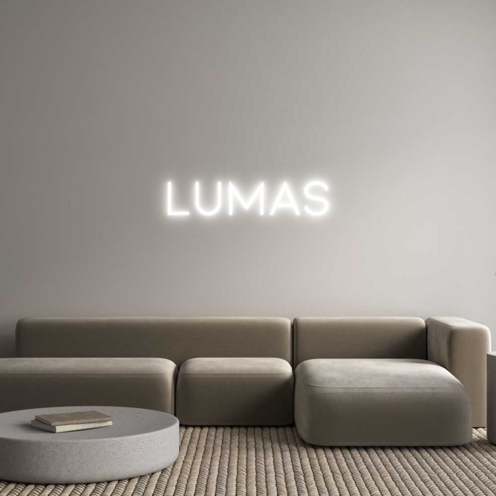 Anpassad neon: LUMAS
