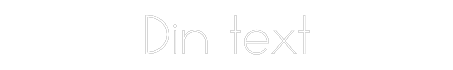 Anpassad neon: Din text