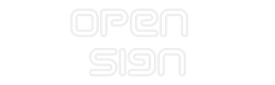 Anpassad neon: Open 
sign