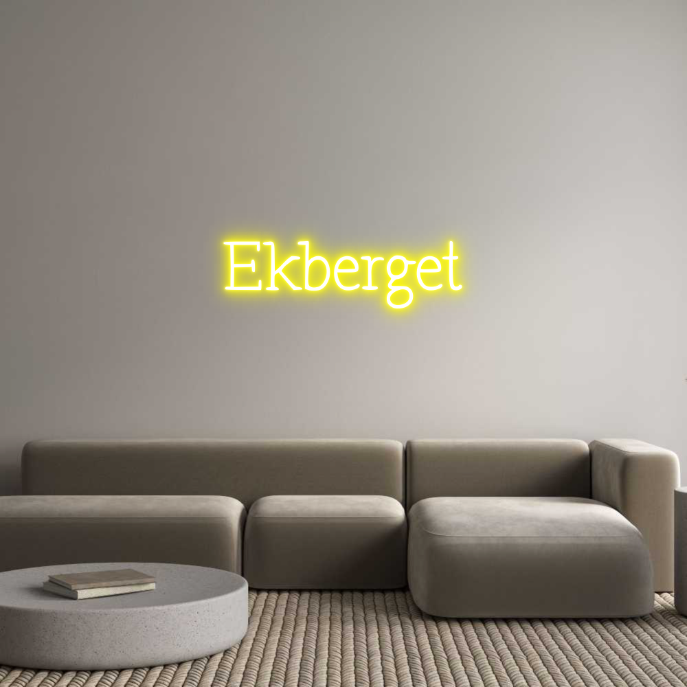 Anpassad neon: Ekberget