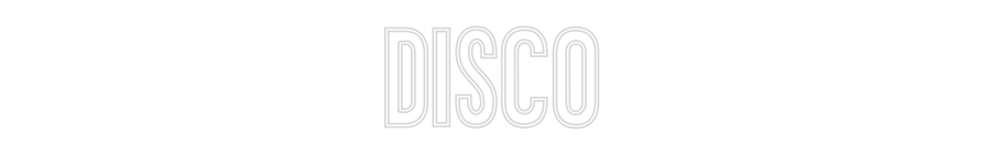 Anpassad neon: DISCO