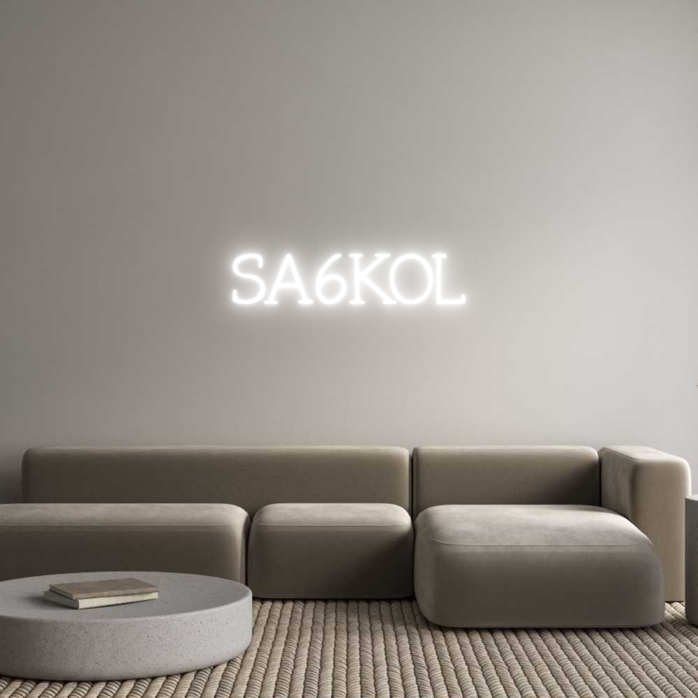 Anpassad neon: SA6KOL