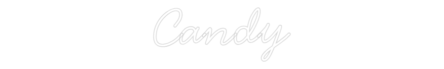 Anpassad neon: Candy
