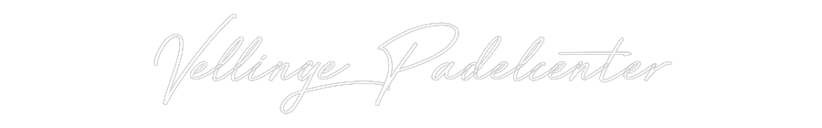 Anpassad neon: Vellinge Pade...