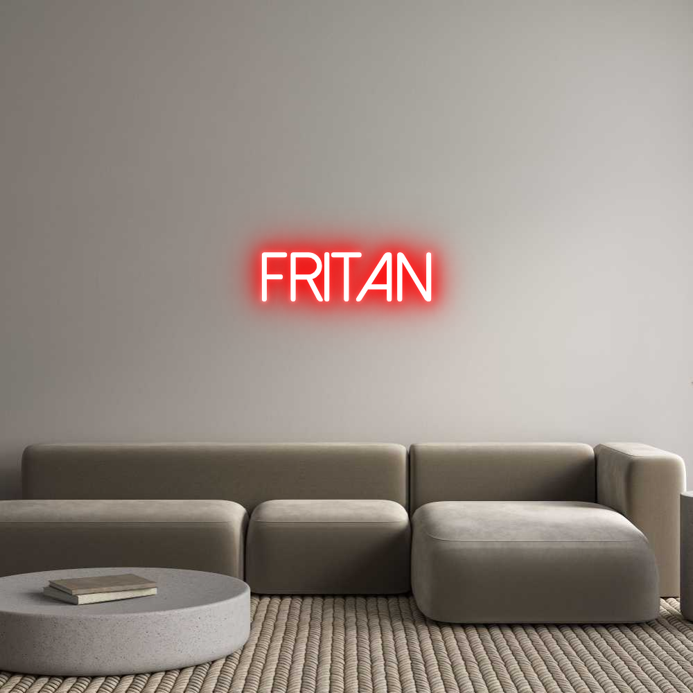 Anpassad neon: FRITAN
