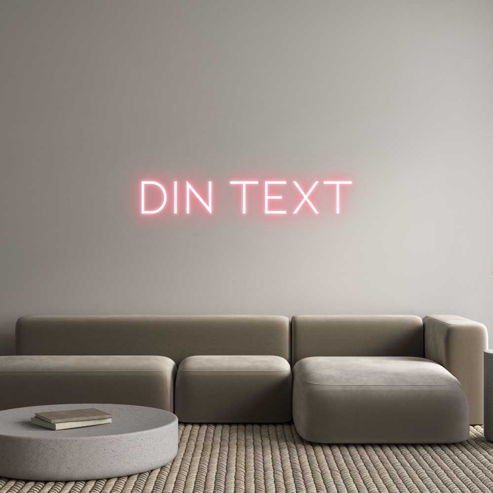 Anpassad neon: Din text