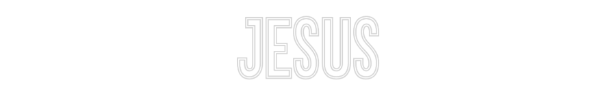 Anpassad neon: Jesus