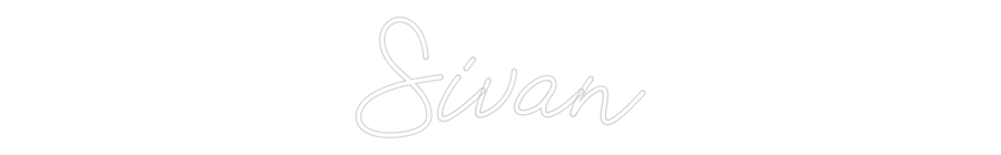 Anpassad neon: Sivan