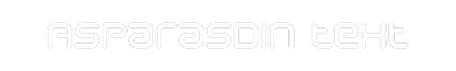 Anpassad neon: AsparasDin text