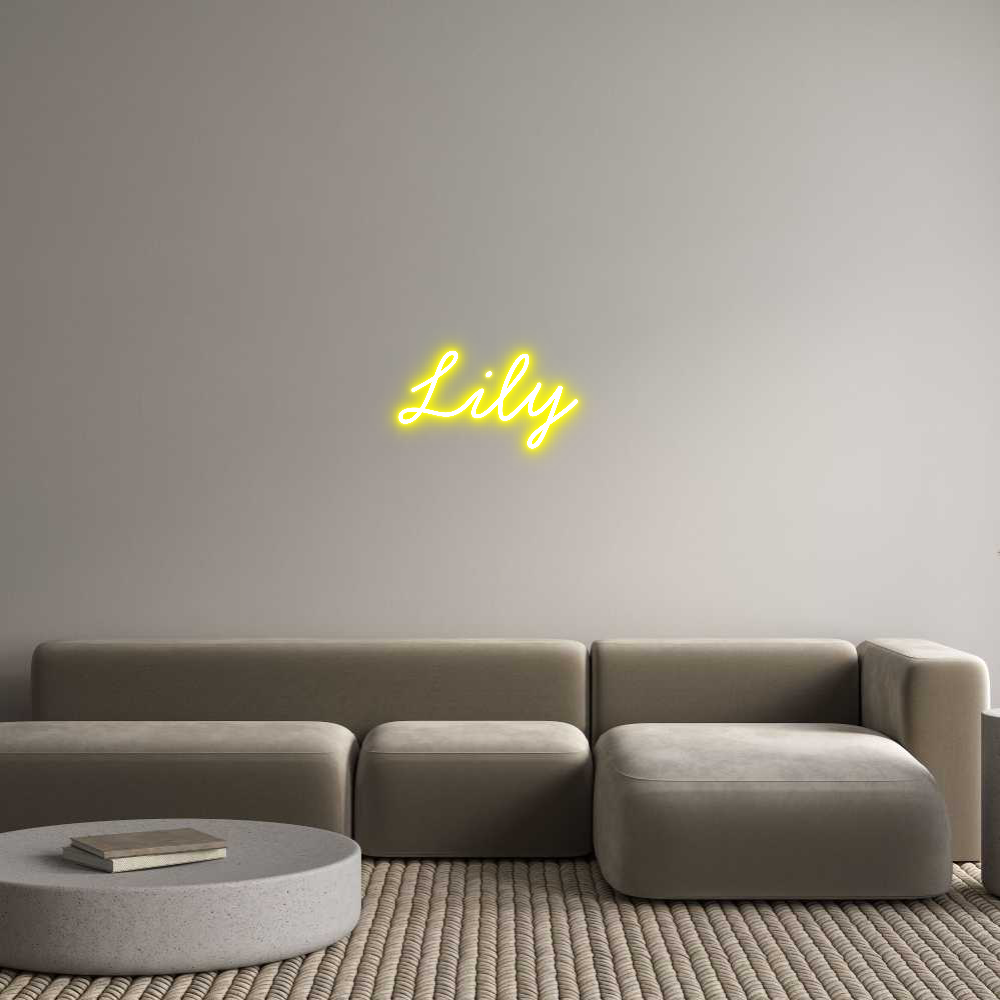 Anpassad neon: Lily