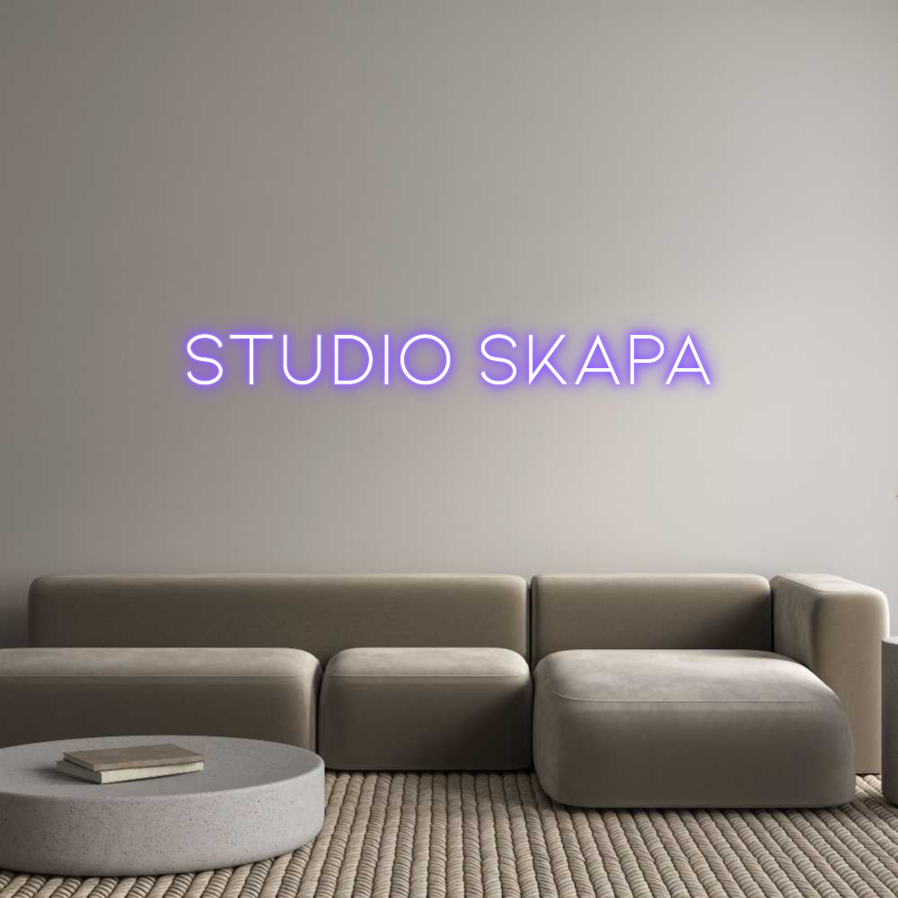 Anpassad neon: STUDIO SKAPA