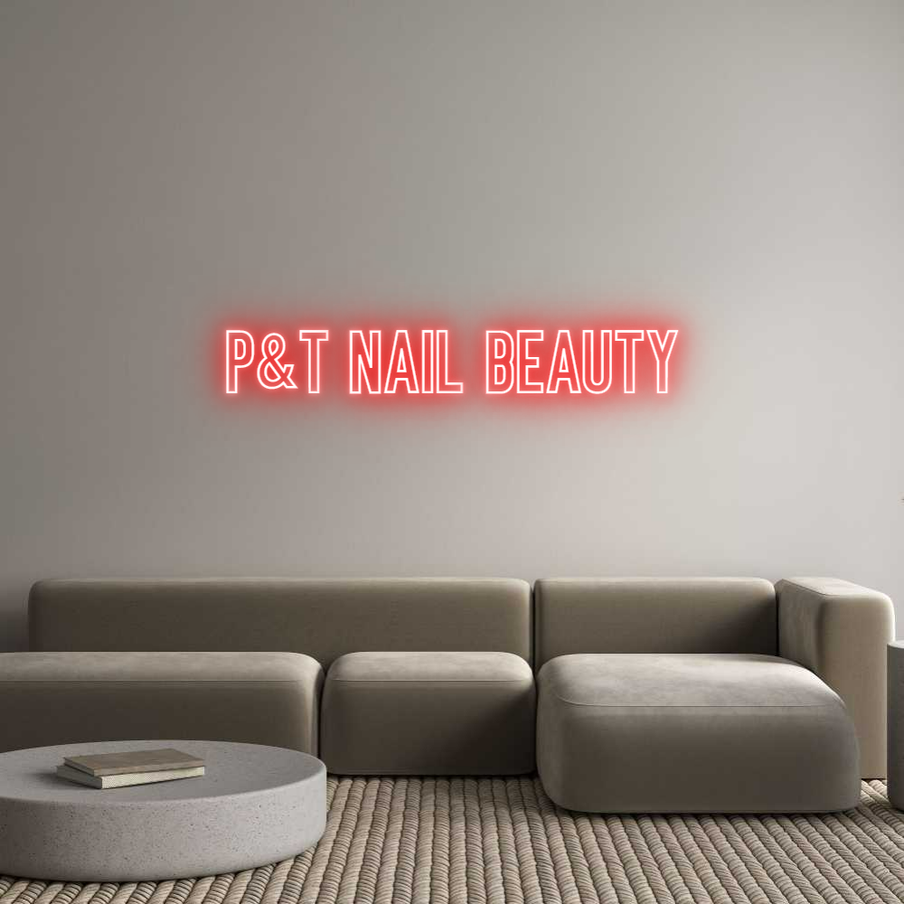 Anpassad neon: P&T Nail Beauty