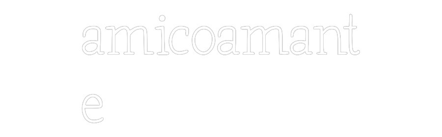Anpassad neon: amicoamant
e