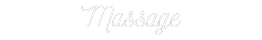 Anpassad neon: Massage