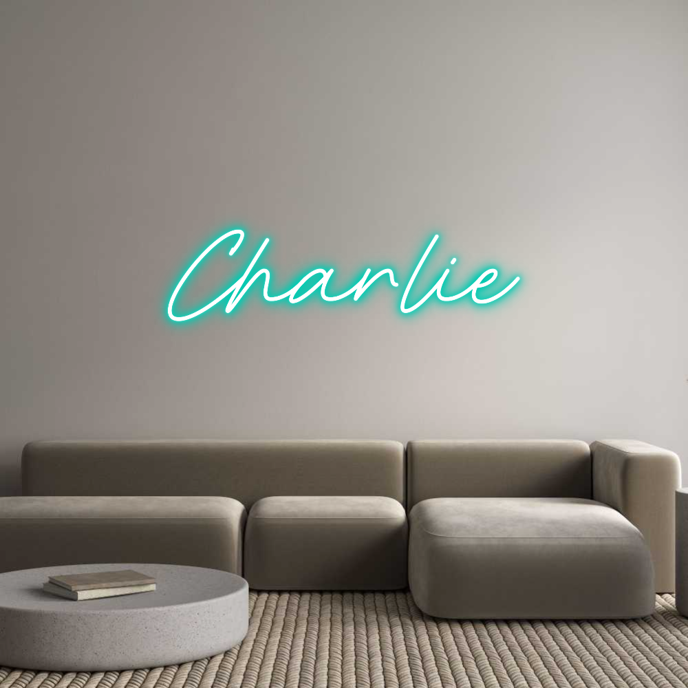 Anpassad neon: Charlie