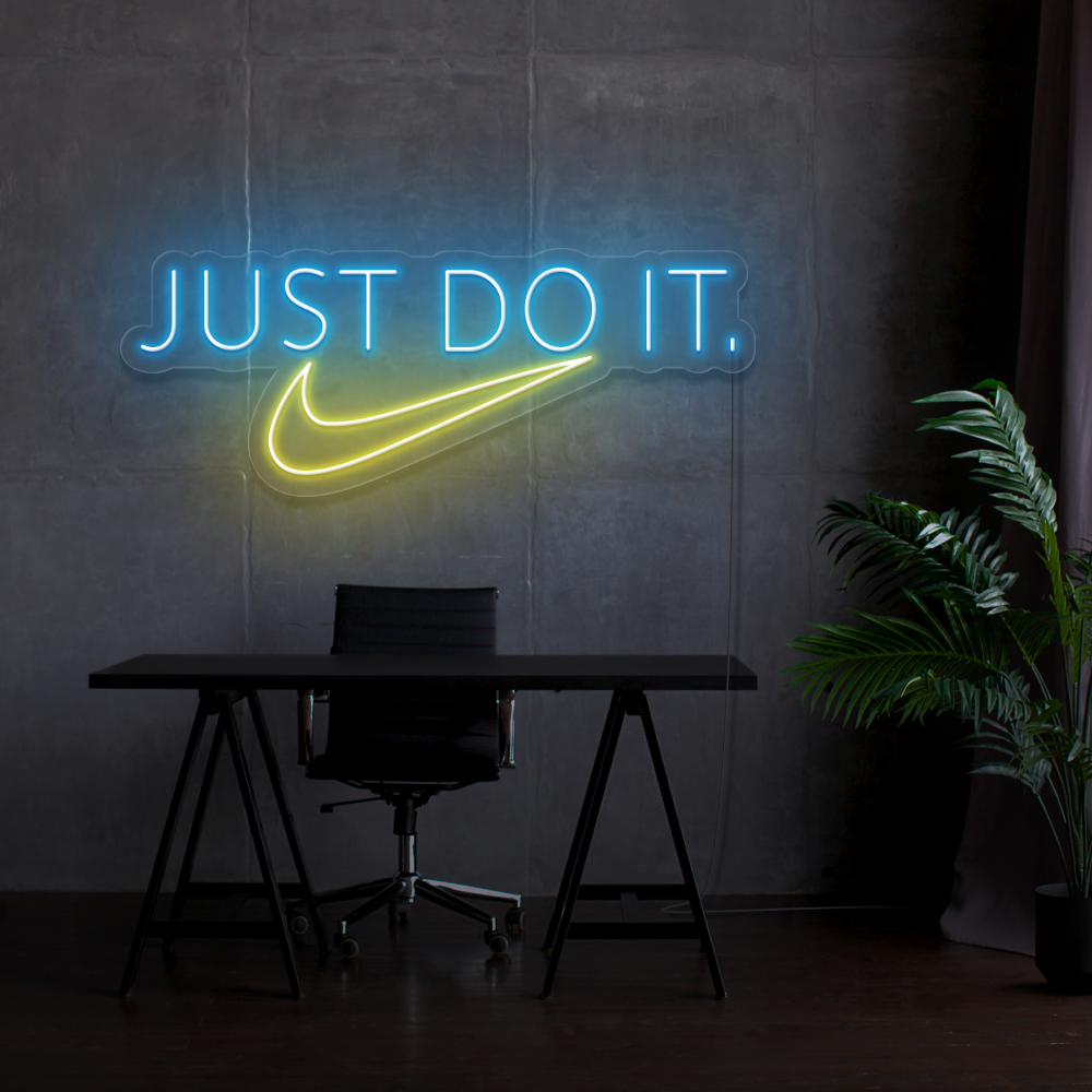 Neonskylt Just do it